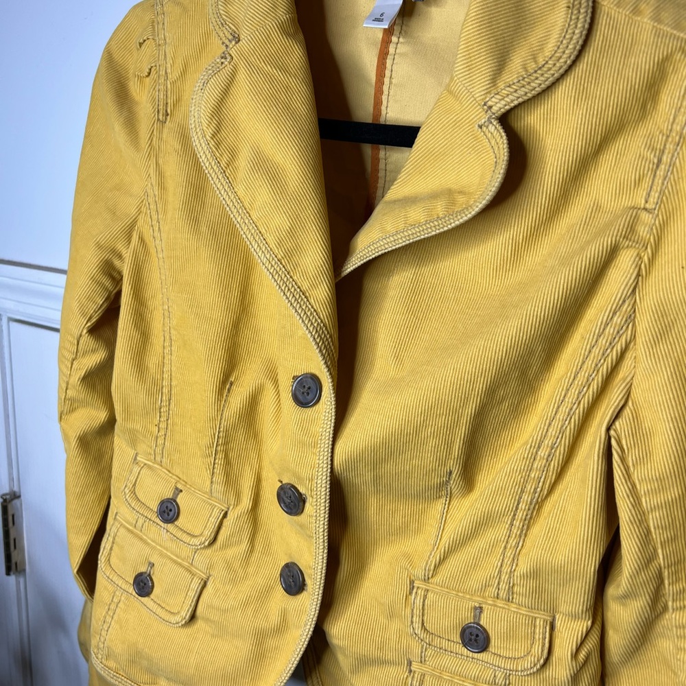 Loft Corduroy Jacket Sz 6 Gem